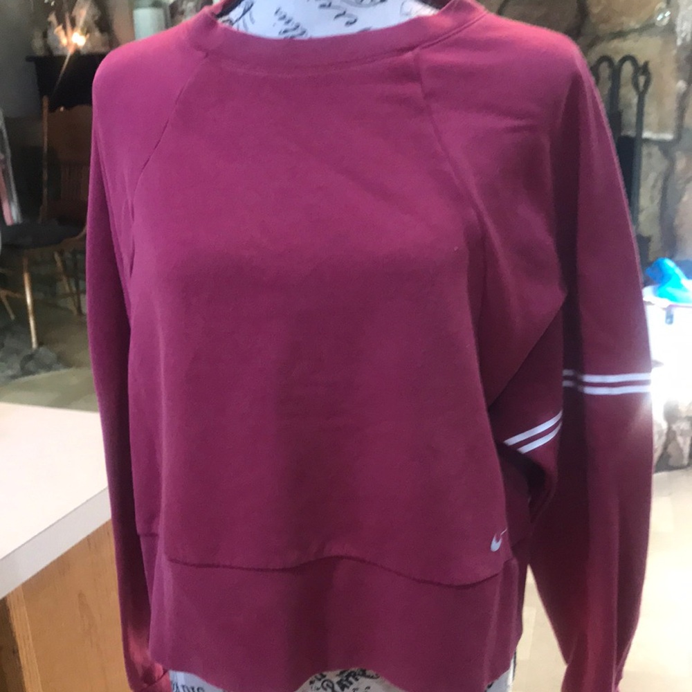 Nike Women's Maroon Pullover Sweatshirt